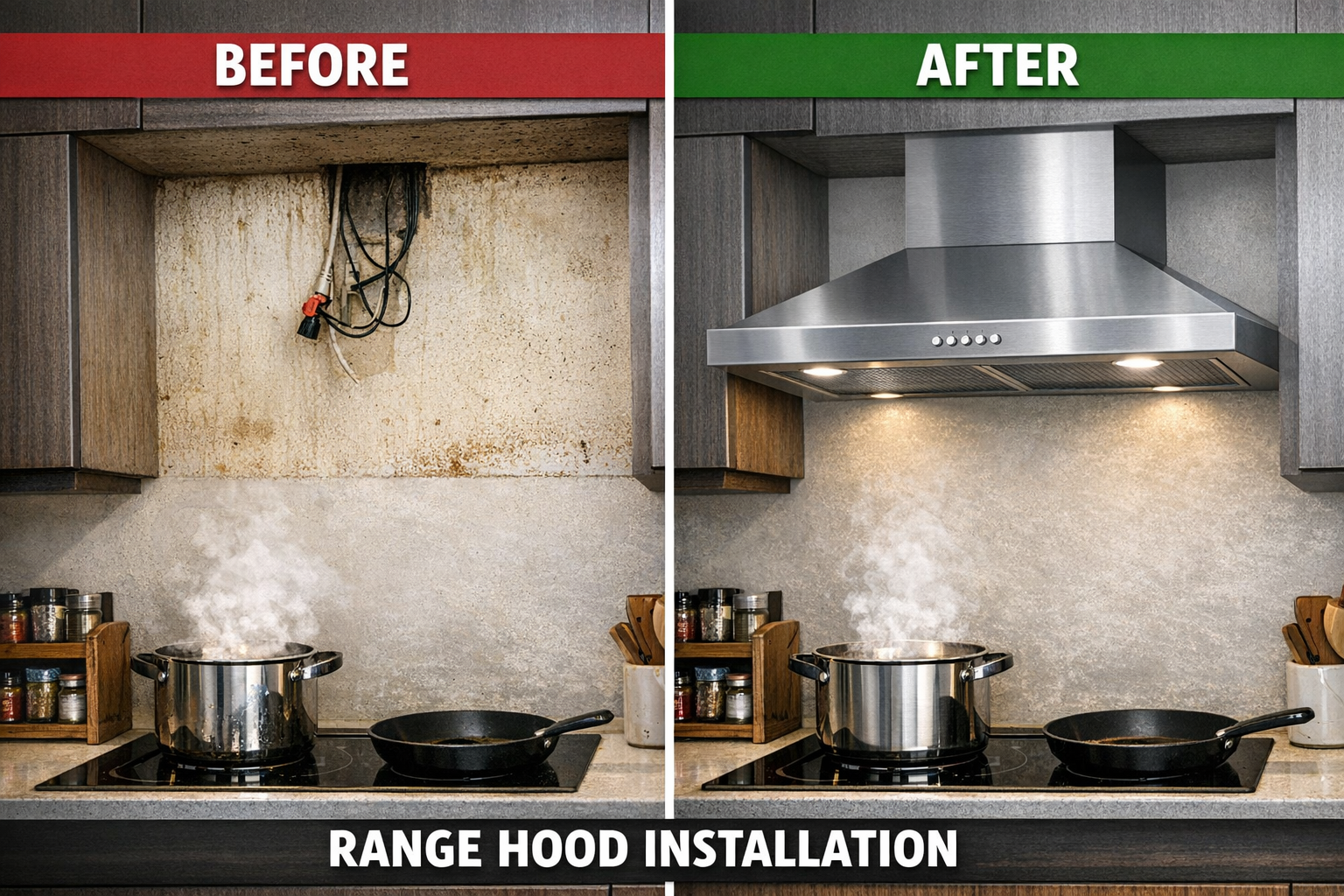 Range hood installation service in Carlow Ireland
